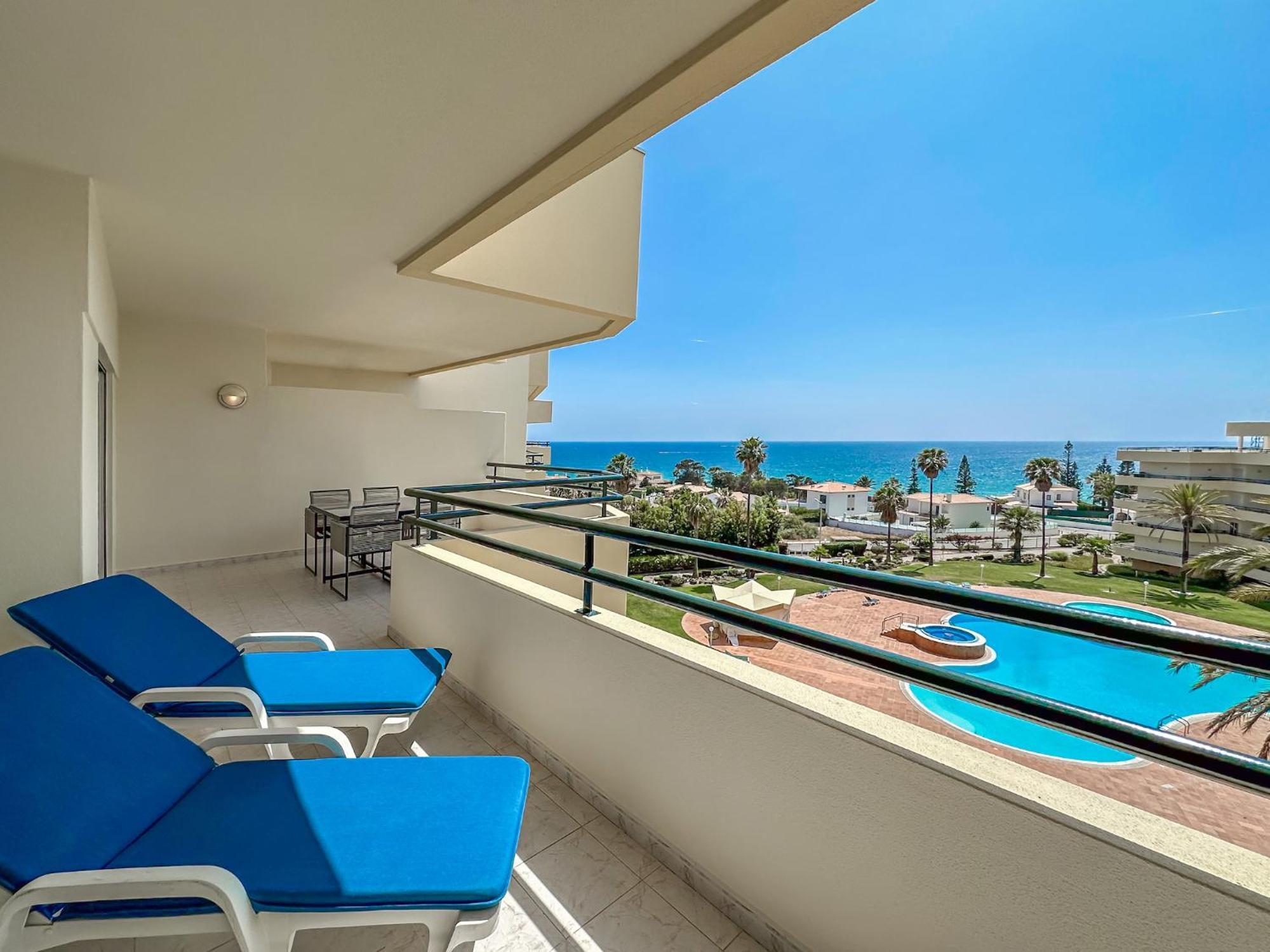 Luxury Apart Wstunning Sea Views, Walk Beach Albufeira Eksteriør billede